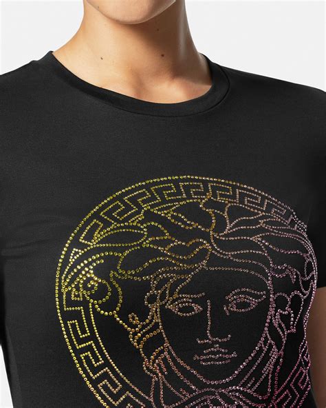 lion medusa shirt versace